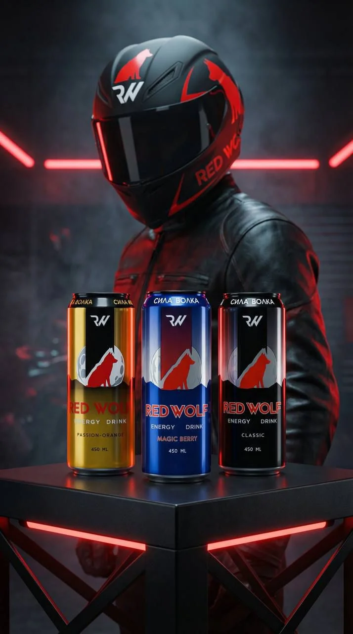 Энергетические напитки оптом RED WOLF - миниатюра 9