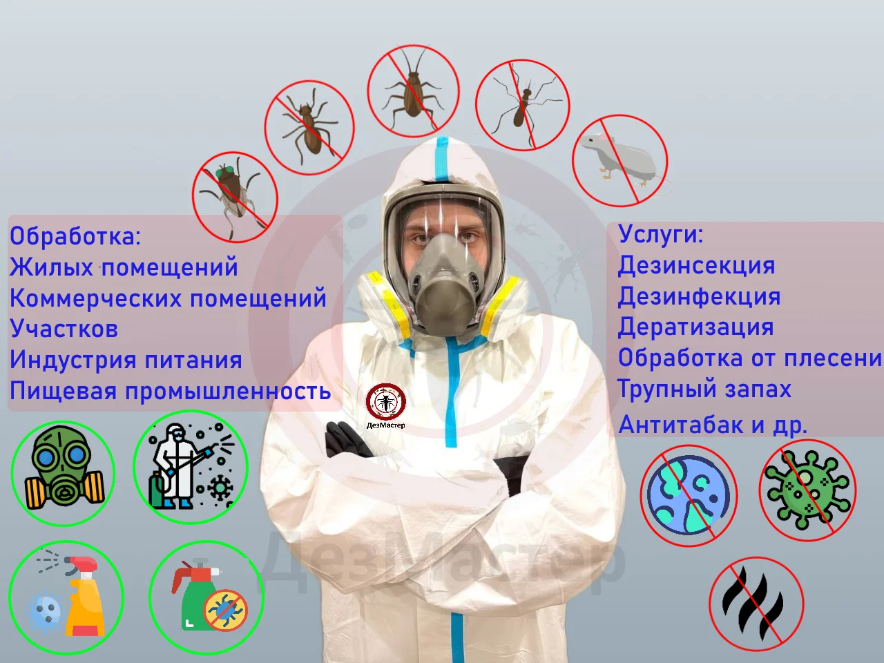 Уничтожение вредителей, Холодный туман, Обработка - миниатюра 2