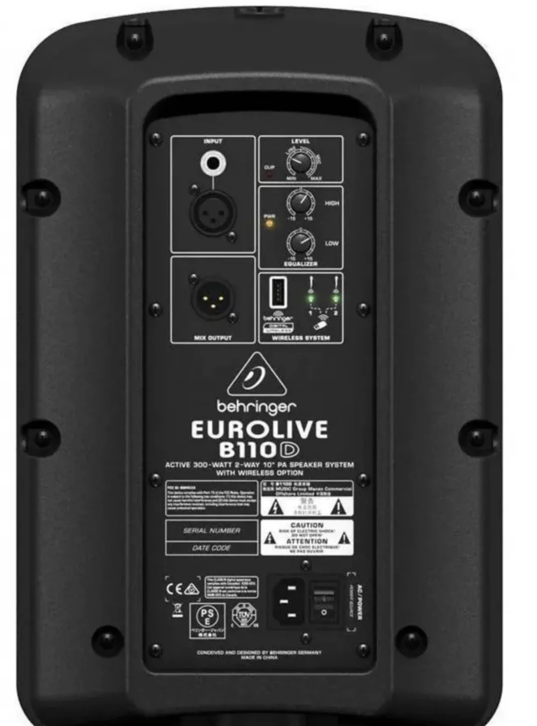 Акустическая система - Колонка - Behringer B110D - миниатюра 3