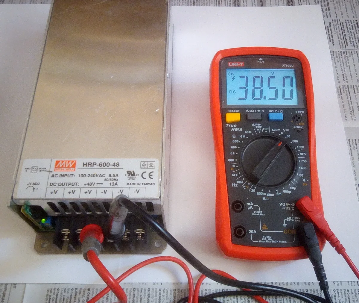 Блоки питания Mean Well HRP-600-48, 39-59 вольт - миниатюра 3