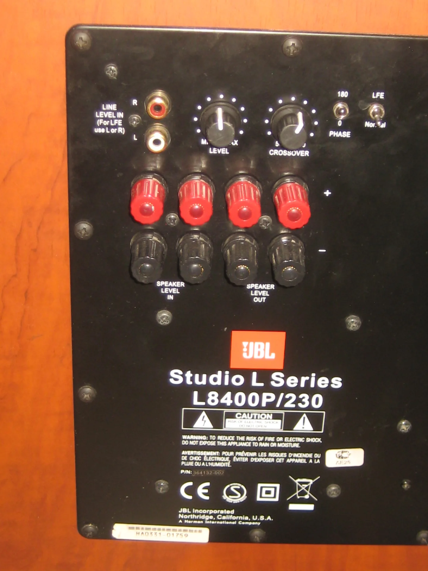 Сабвуфер JBL Studio L Series L 8400P/230 - миниатюра 11