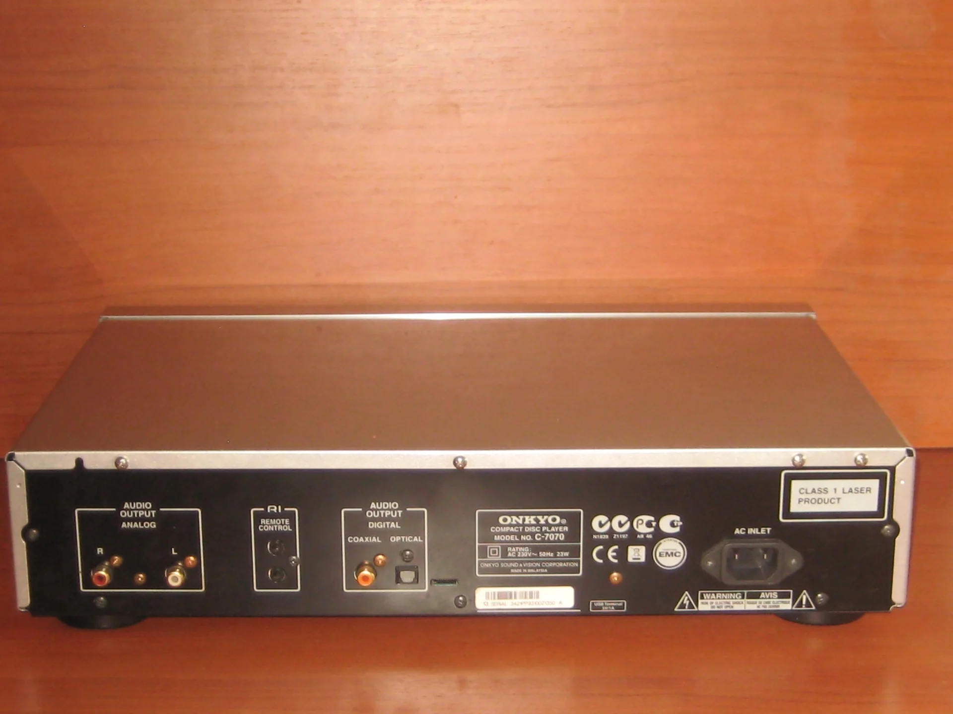 CD проигрыватель (cтример) Onkyo C-7070 Silver - миниатюра 7