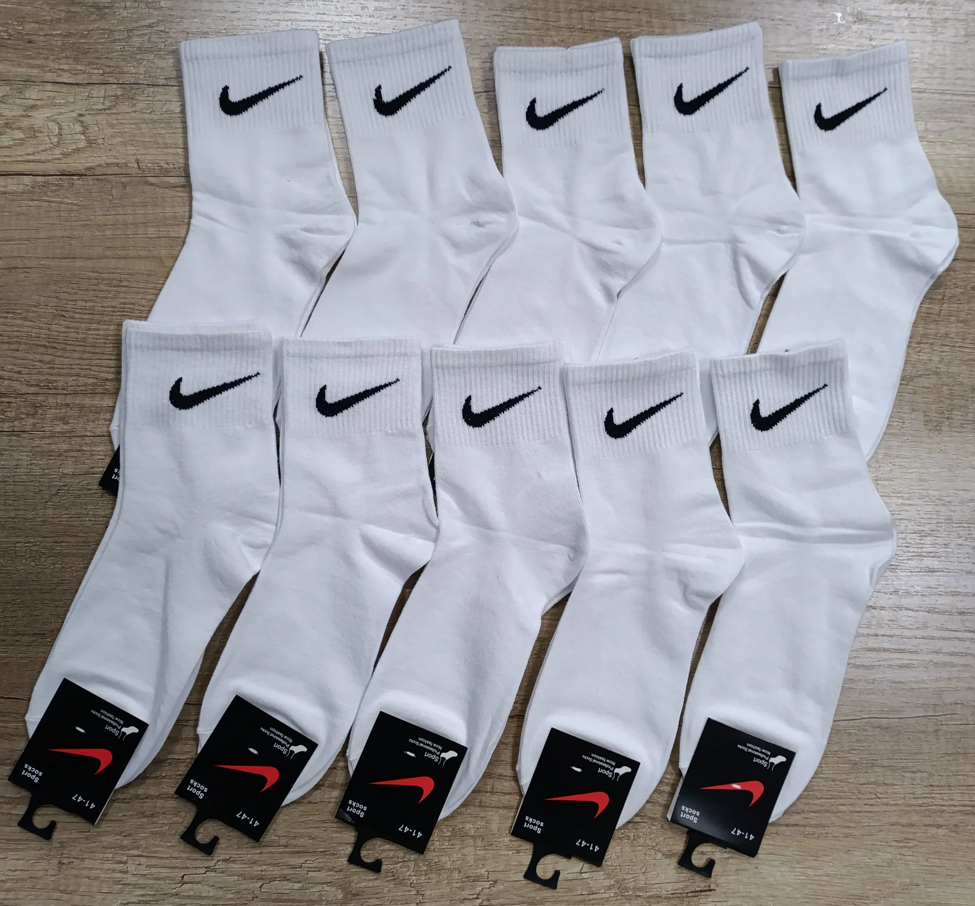 Носки Nike белые 10 пар - миниатюра 2