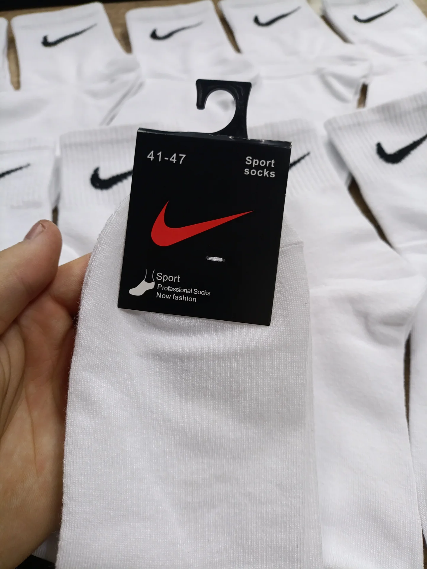 Носки Nike белые 10 пар - миниатюра 4