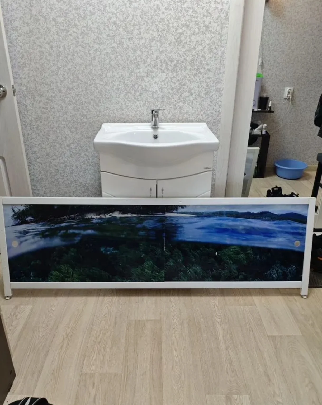 Экран под ванну 162*53,5 см + штора 180*180 - изображение 1