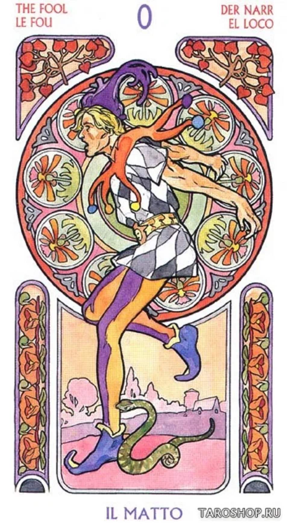 Art Nouveau Tarot ( Таро Арт-Нуво ), Grand trumps ( Старшие Арканы ) - миниатюра 2