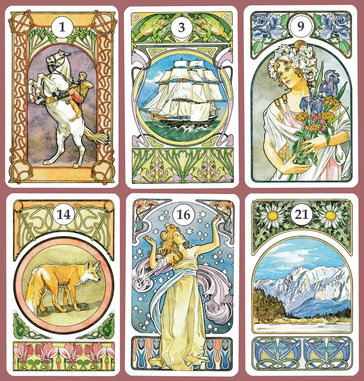 Оракул Арт Нуво (Ленорман) / Oracle Art Nouveau - миниатюра 5