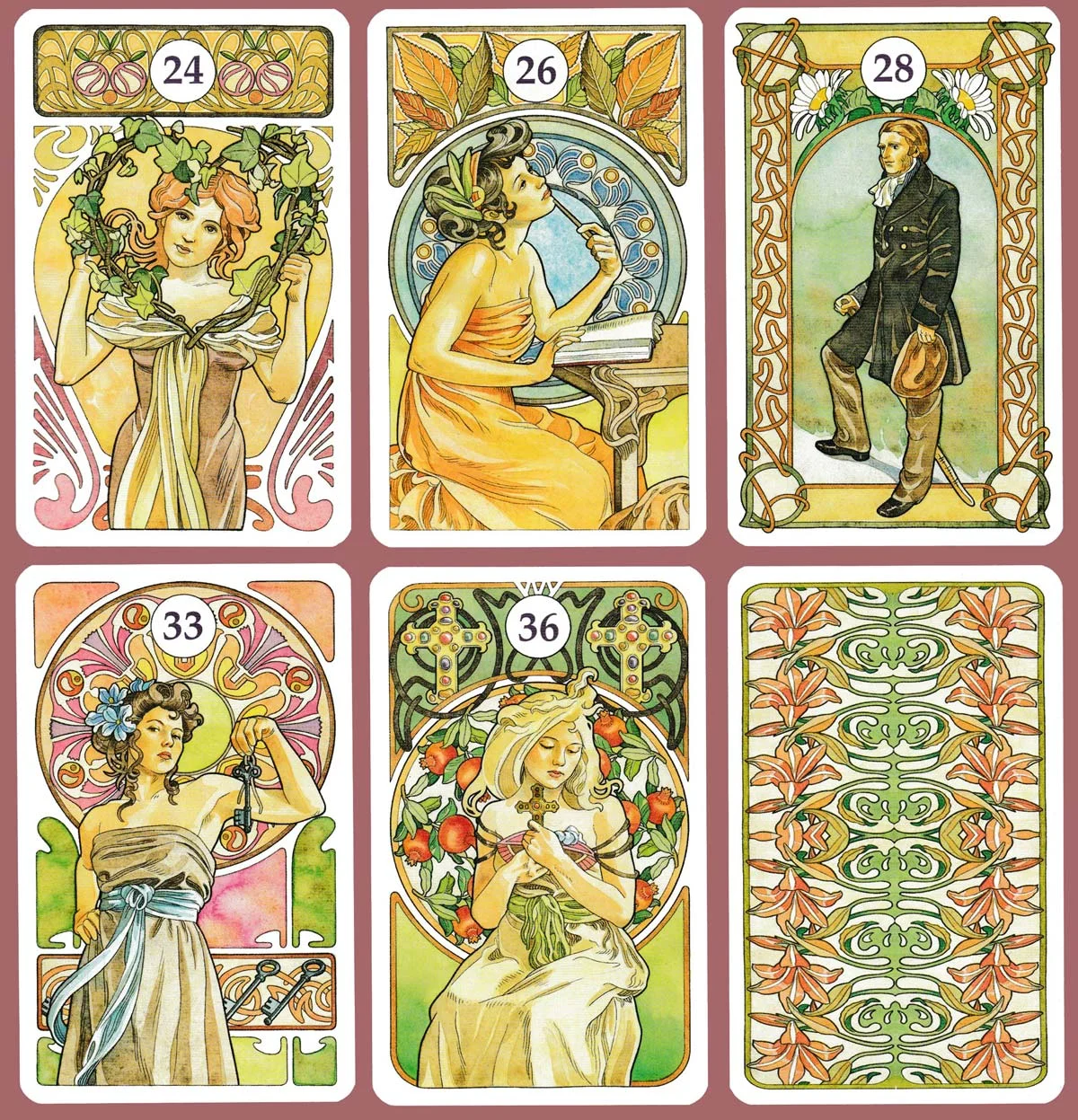 Оракул Арт Нуво (Ленорман) / Oracle Art Nouveau - миниатюра 6
