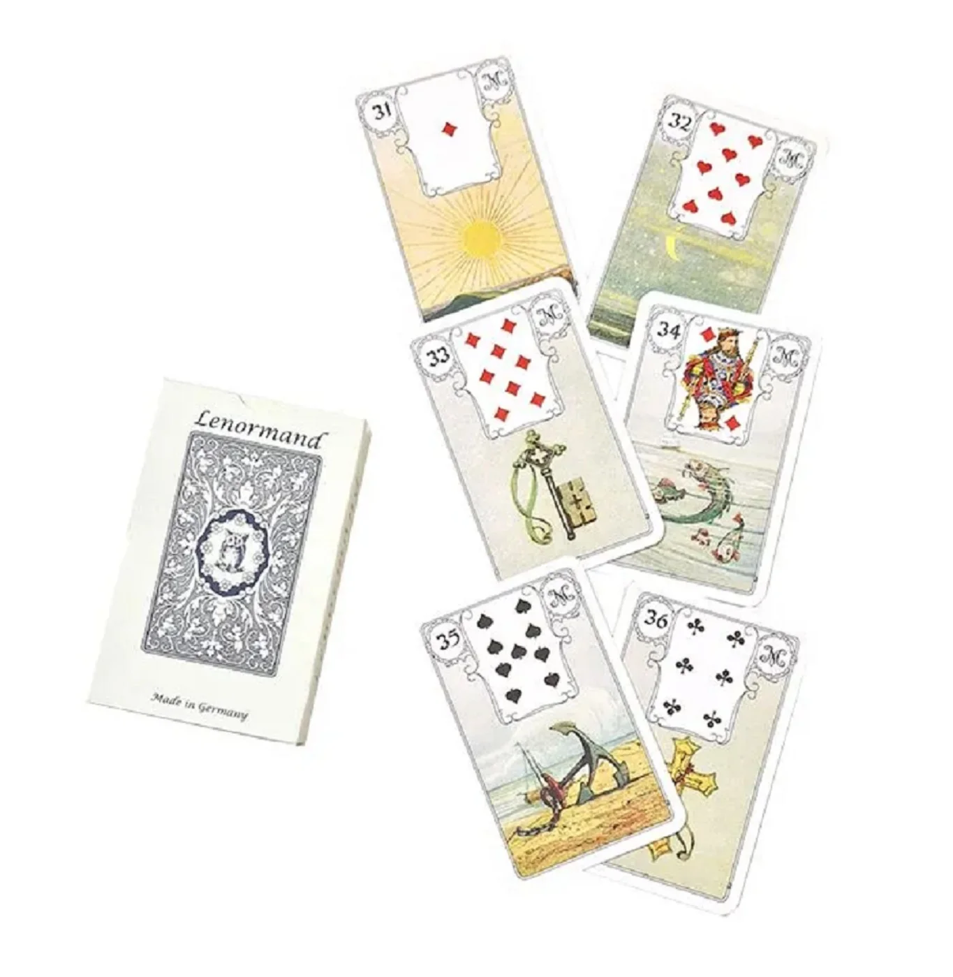 Mlle Lenormand Blue Owl / Ленорман "Голубая Сова" - миниатюра 3