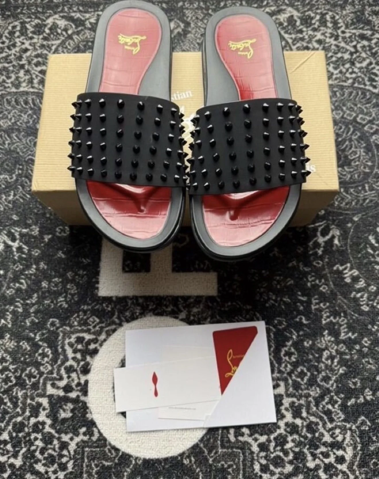 Тапочки christian louboutin - изображение 1