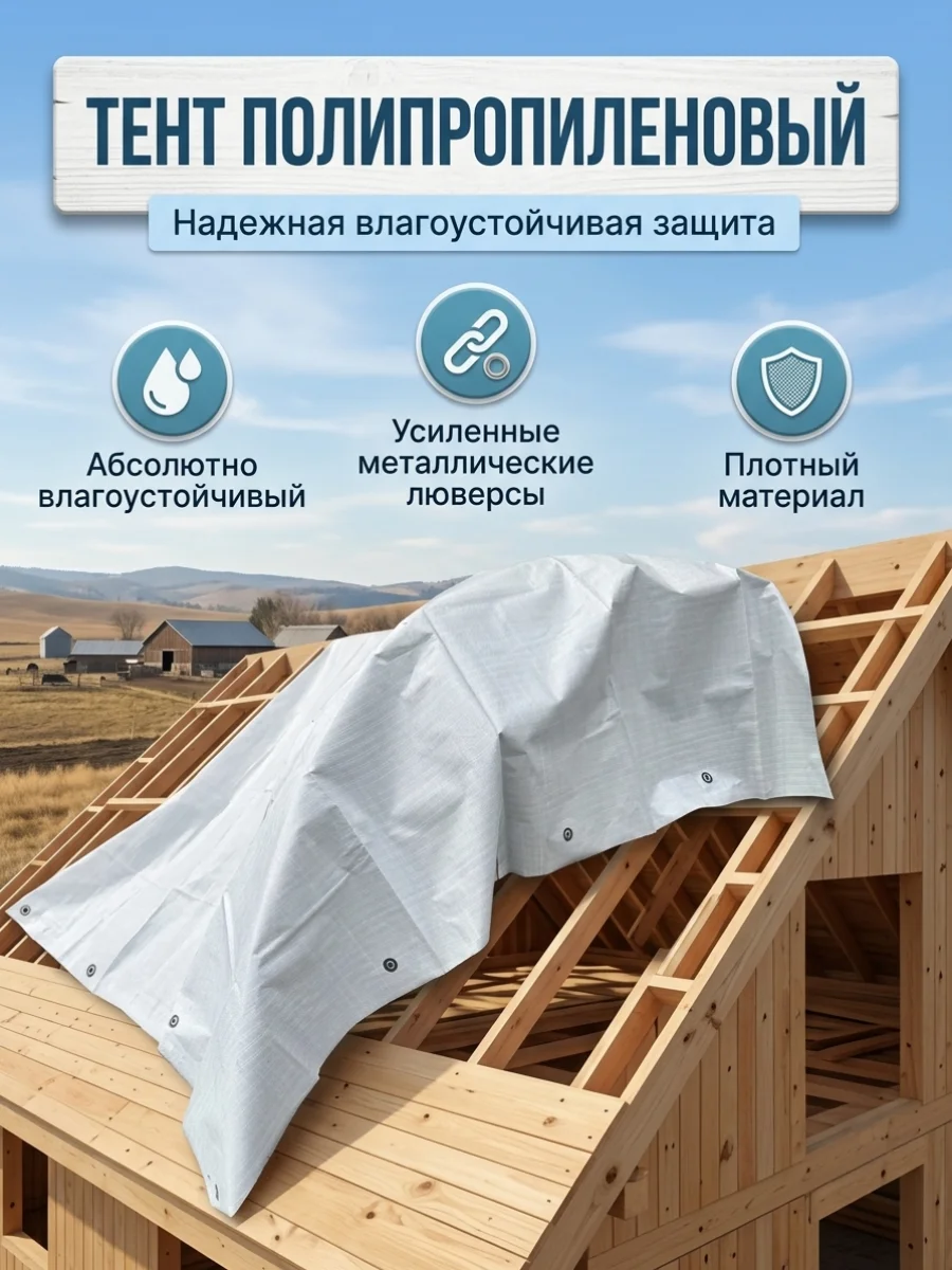 Тент полог 3.5х4 - миниатюра 2