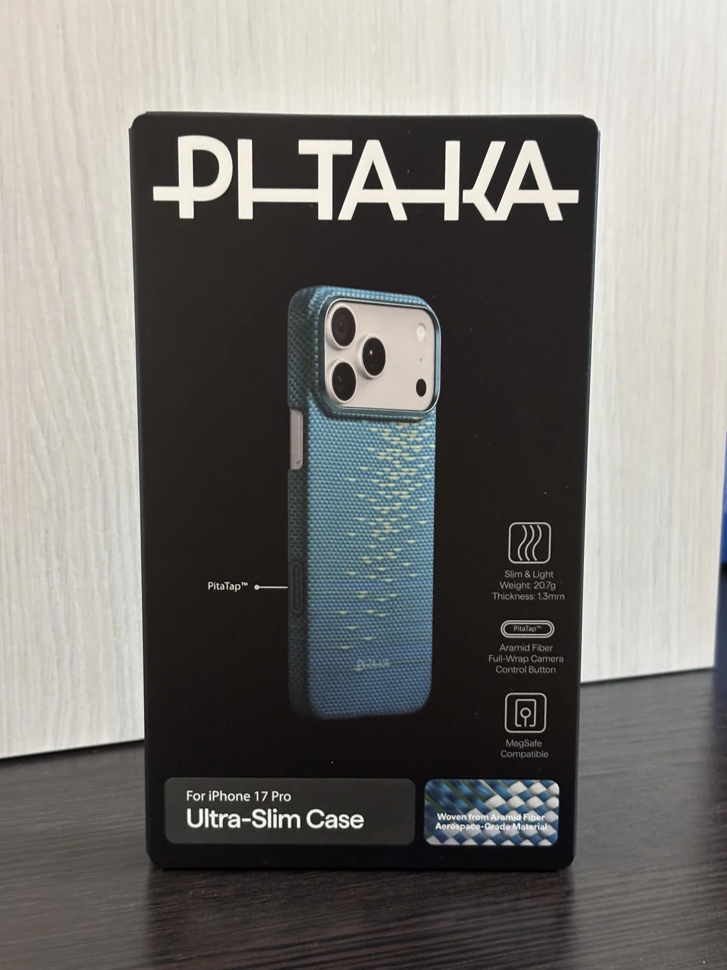Чехол Pitaka для iPhone 17 Pro Lucid Blue - изображение 1