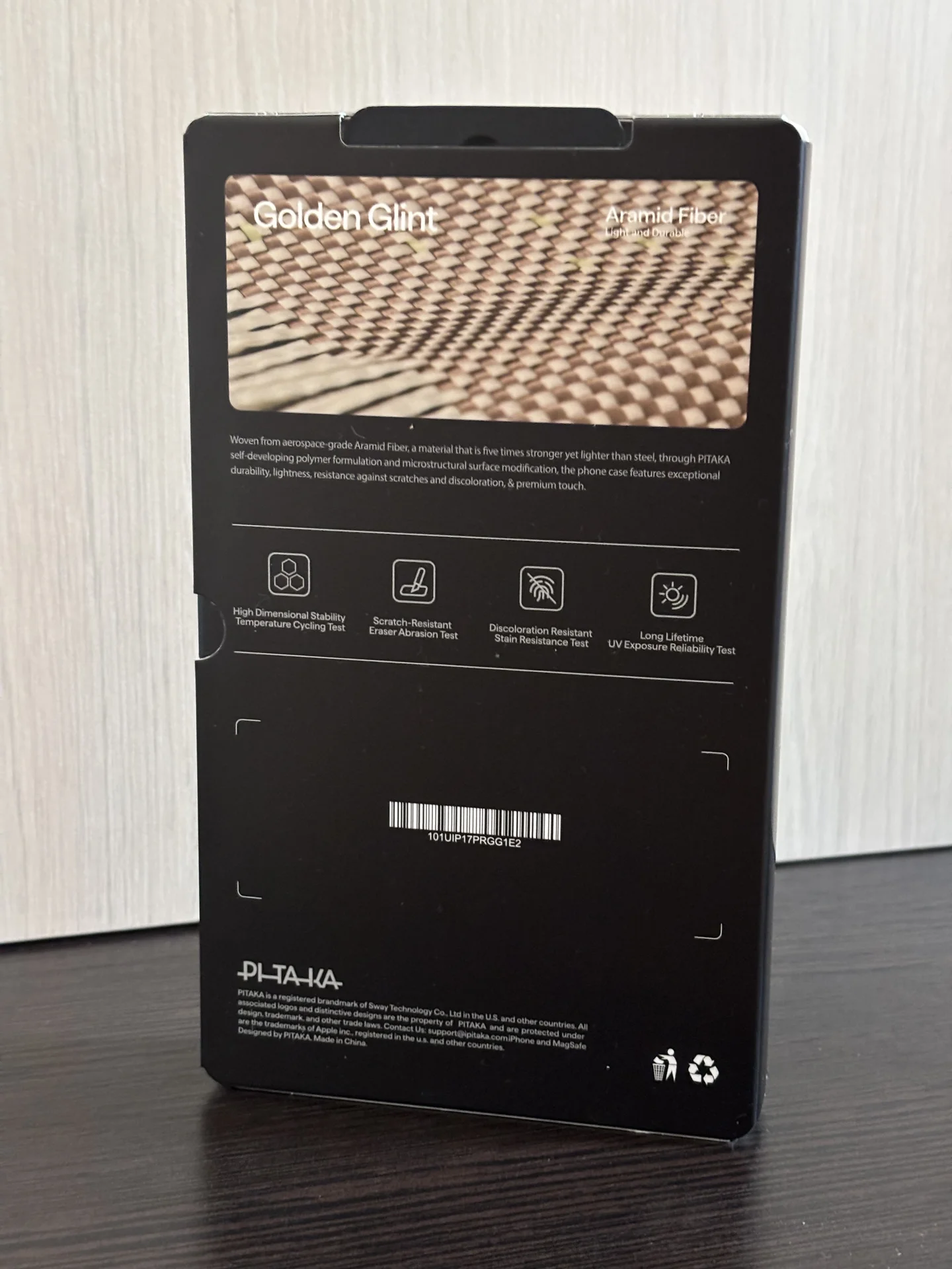 Чехол Pitaka для iPhone 17 Pro Golden Glint - миниатюра 2