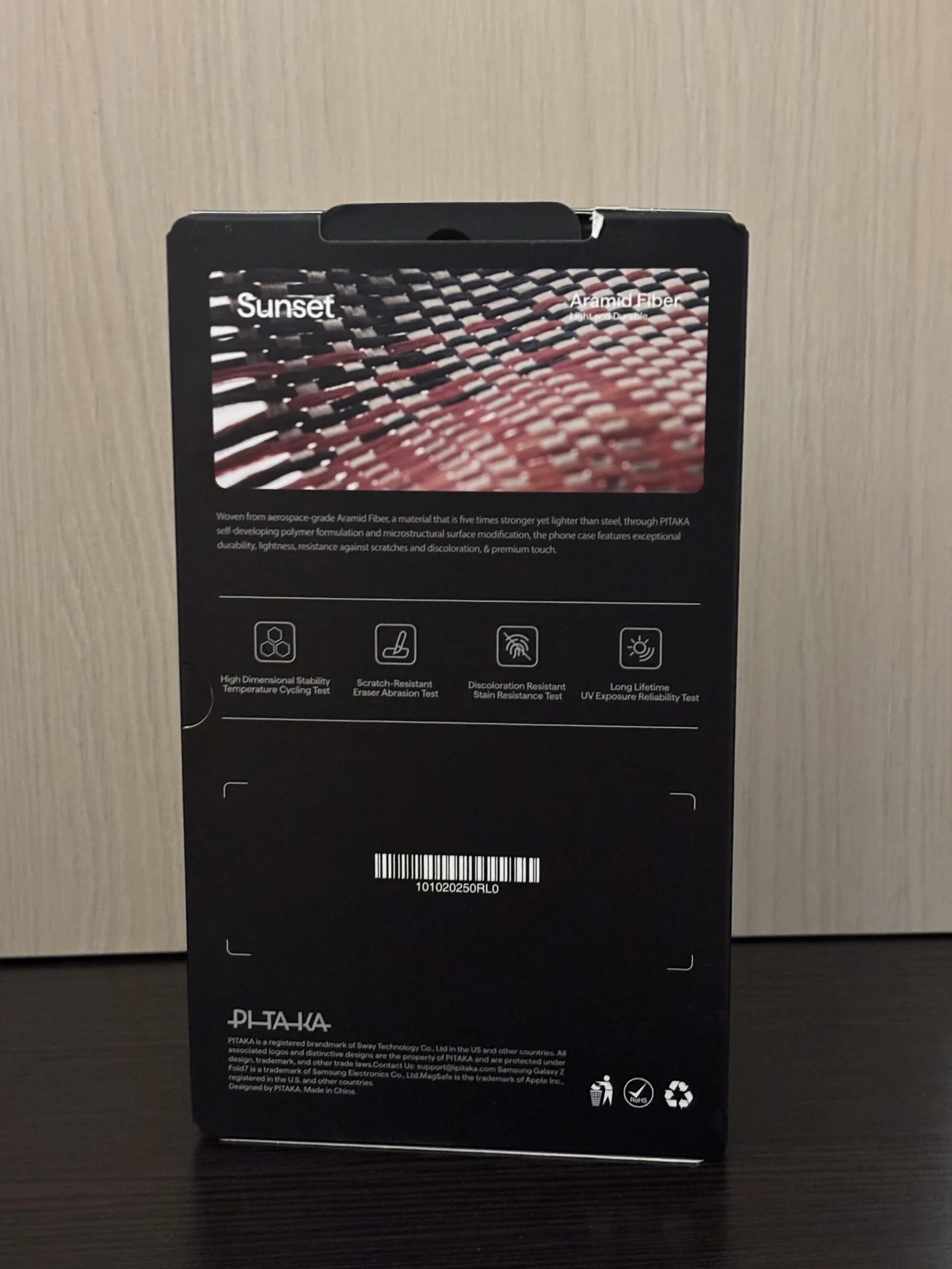Чехол Pitaka Samsung Galaxy Z Fold 7 sunset - миниатюра 2