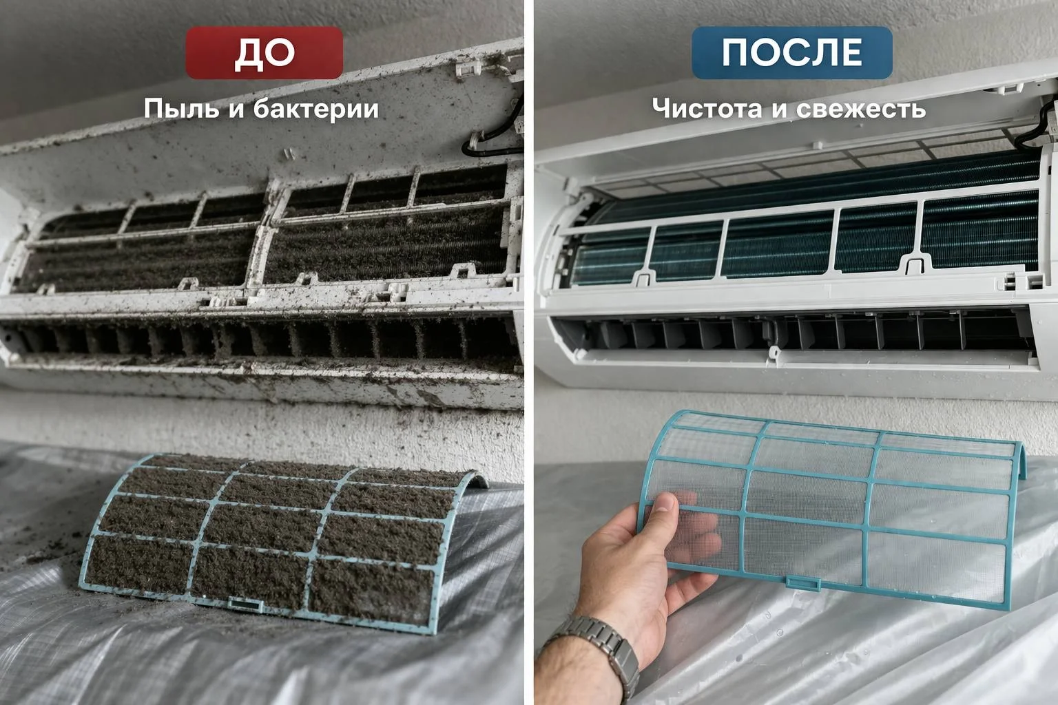 Чистка заправка кондиционеров - миниатюра 3