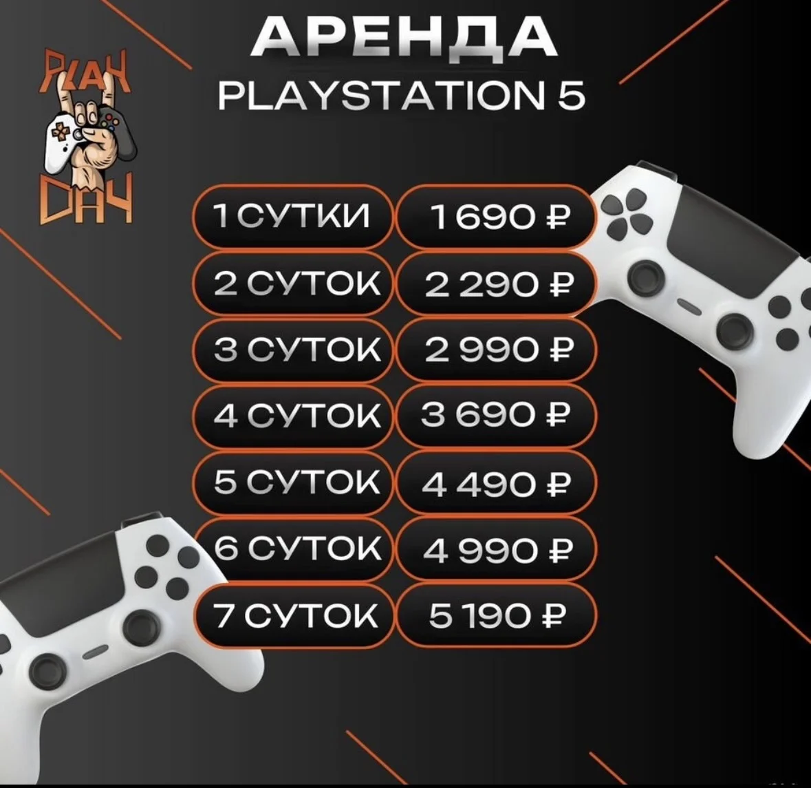 Аренда PS5 / Прокат PlayStation / Plastation 5 - миниатюра 2