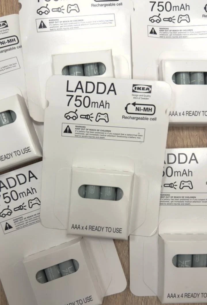 Аккумулятор икеа ладда Ladda HRO3 ааа - изображение 1