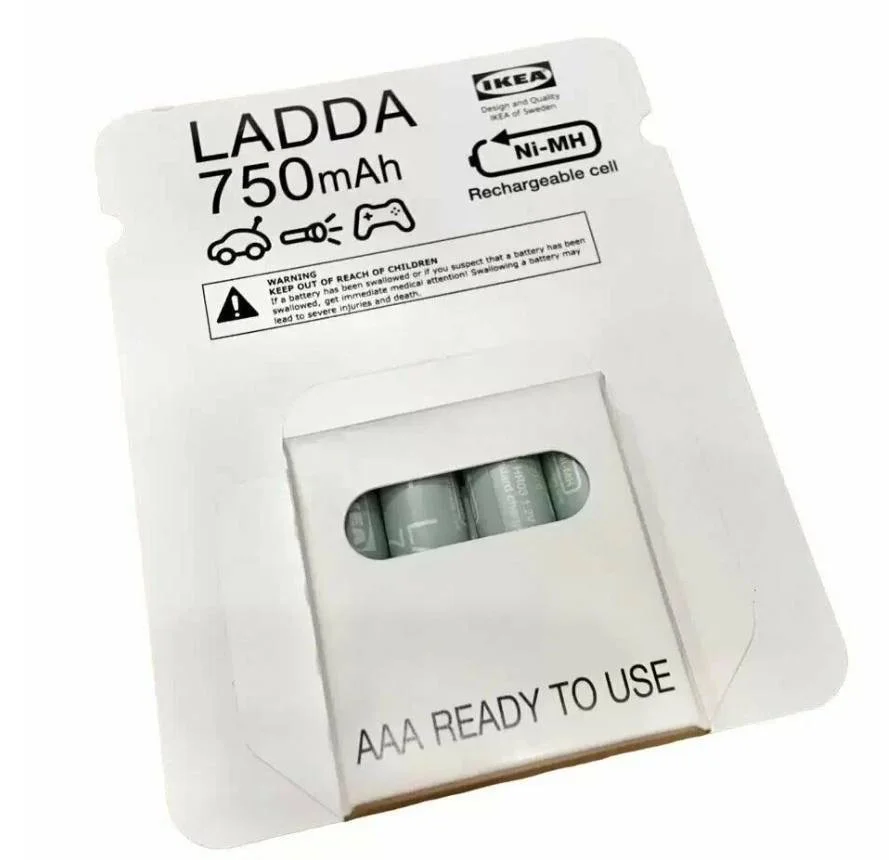 Аккумулятор икеа ладда Ladda HRO3 ааа - миниатюра 5