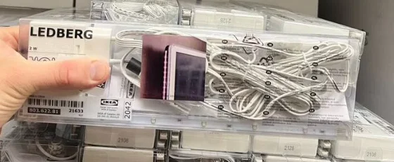 Светильник для мебели икеа IKEA ledberg - миниатюра 4