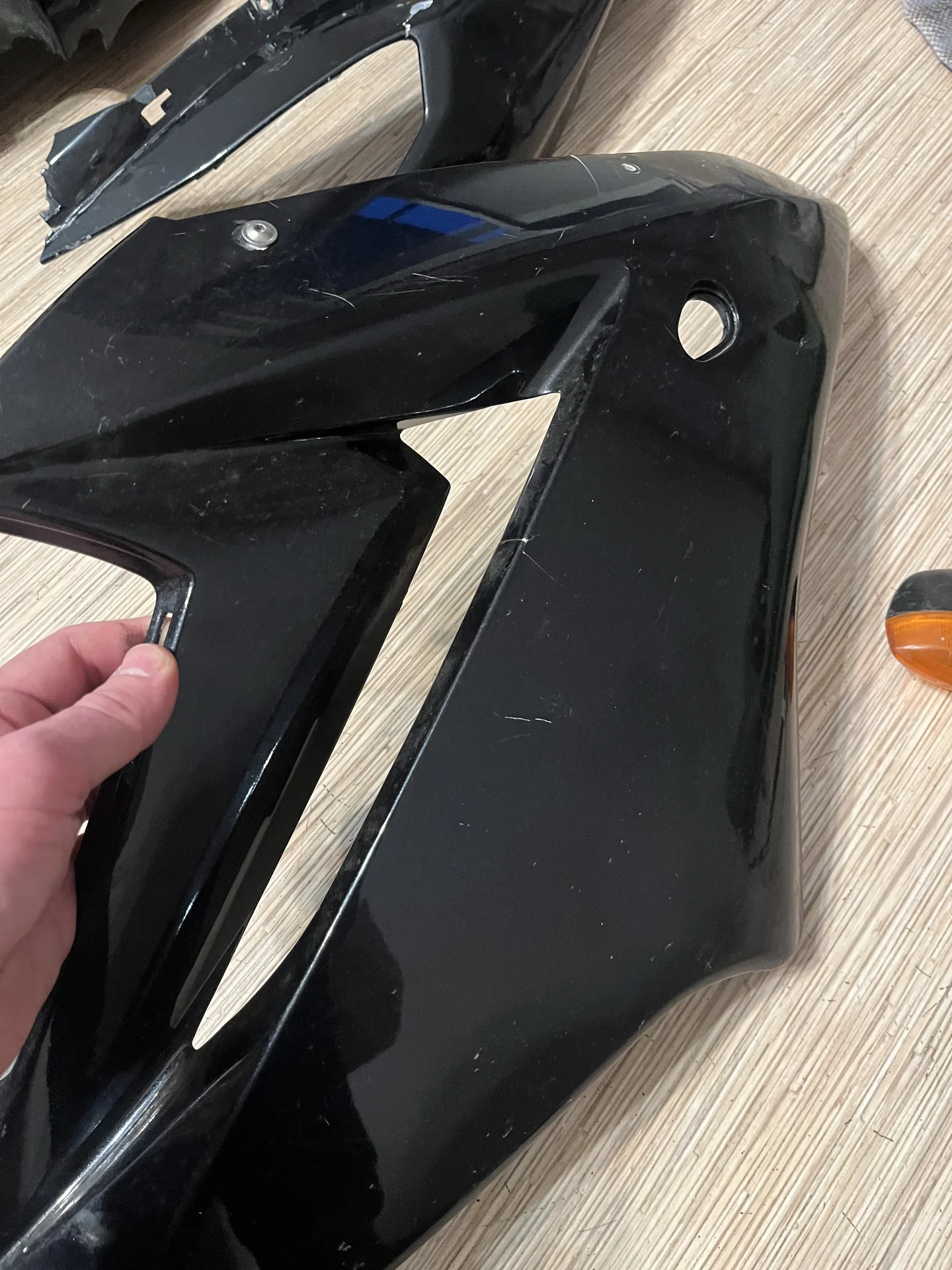 Yamaha xj6 комплект пластика б/у - миниатюра 9