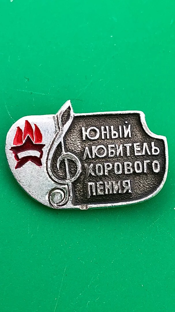 знак СССР Юный любитель хорового пения - изображение 1