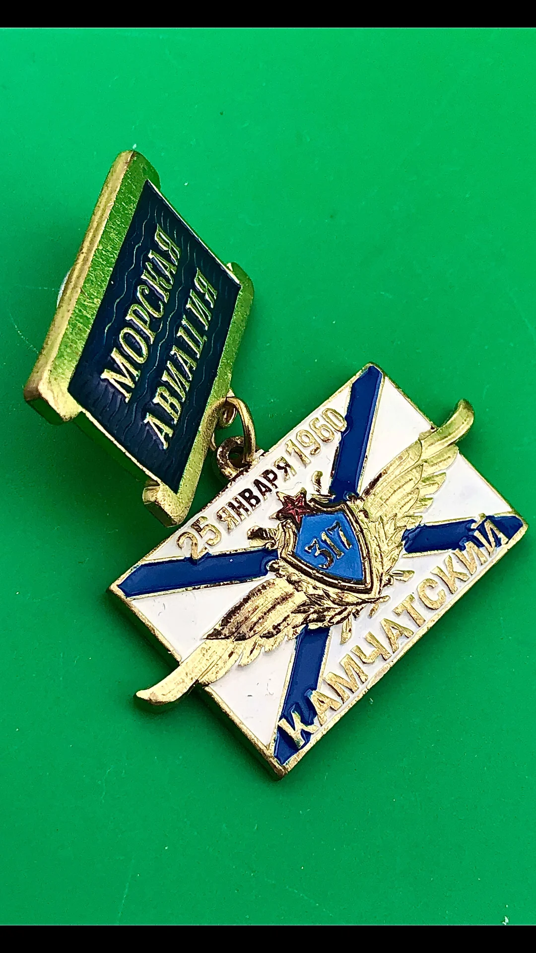 знак Морская авиация Камчатский 317 - миниатюра 2