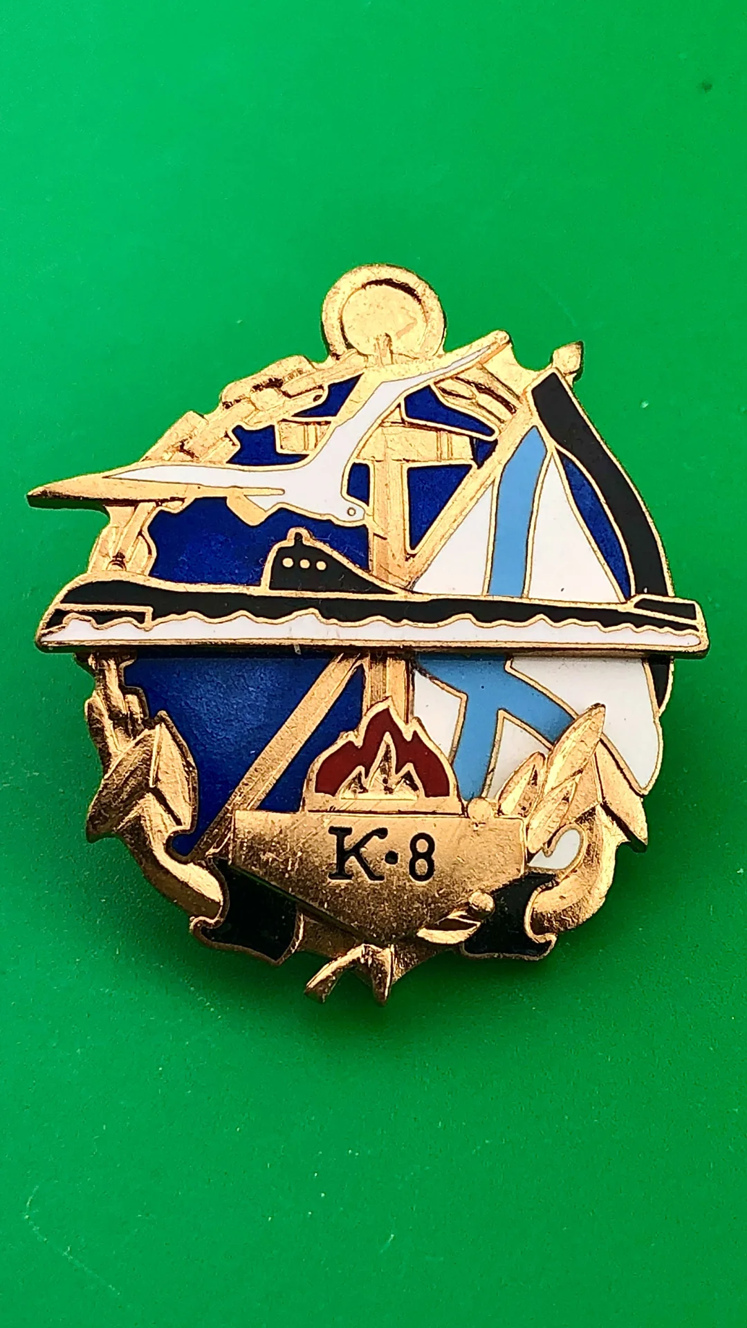 знак ВМФ АПЛ К-8 - изображение 1