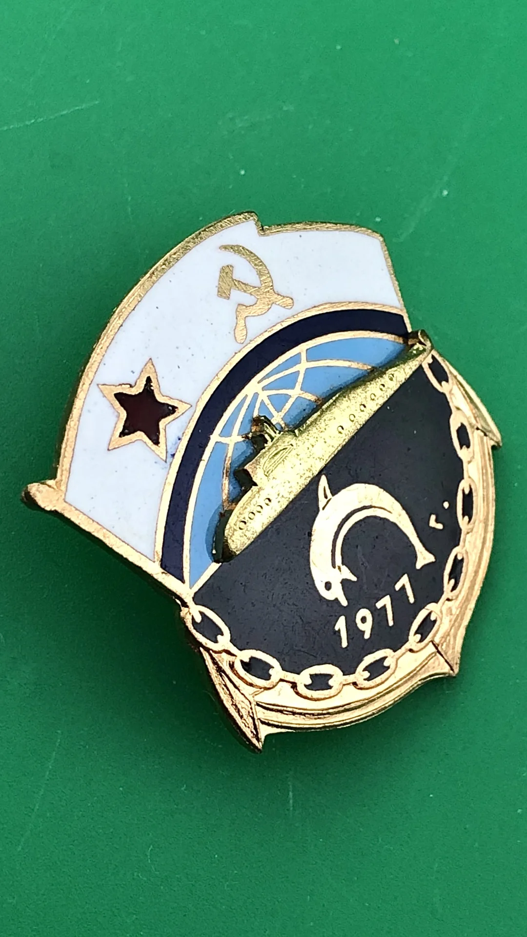 знак ПЛ 1977 спусковой знак - миниатюра 2
