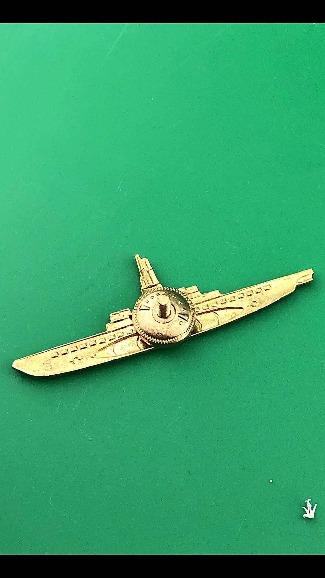 знак командир Подводной лодки.золото - миниатюра 2