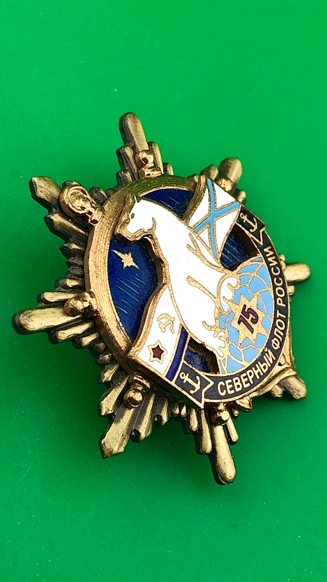Знак ВМФ Северный флот России. - миниатюра 2