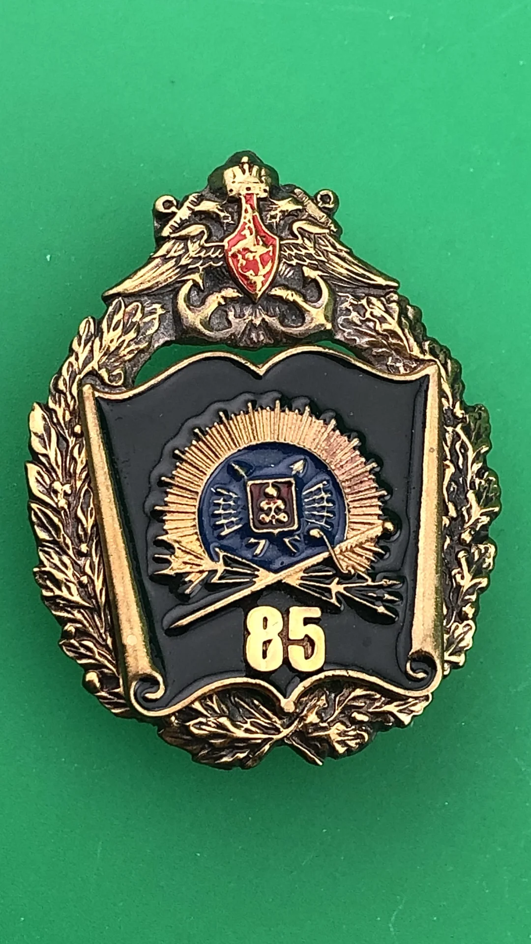 Знак ВВМУРЭ им. А.С. Попова тип 1