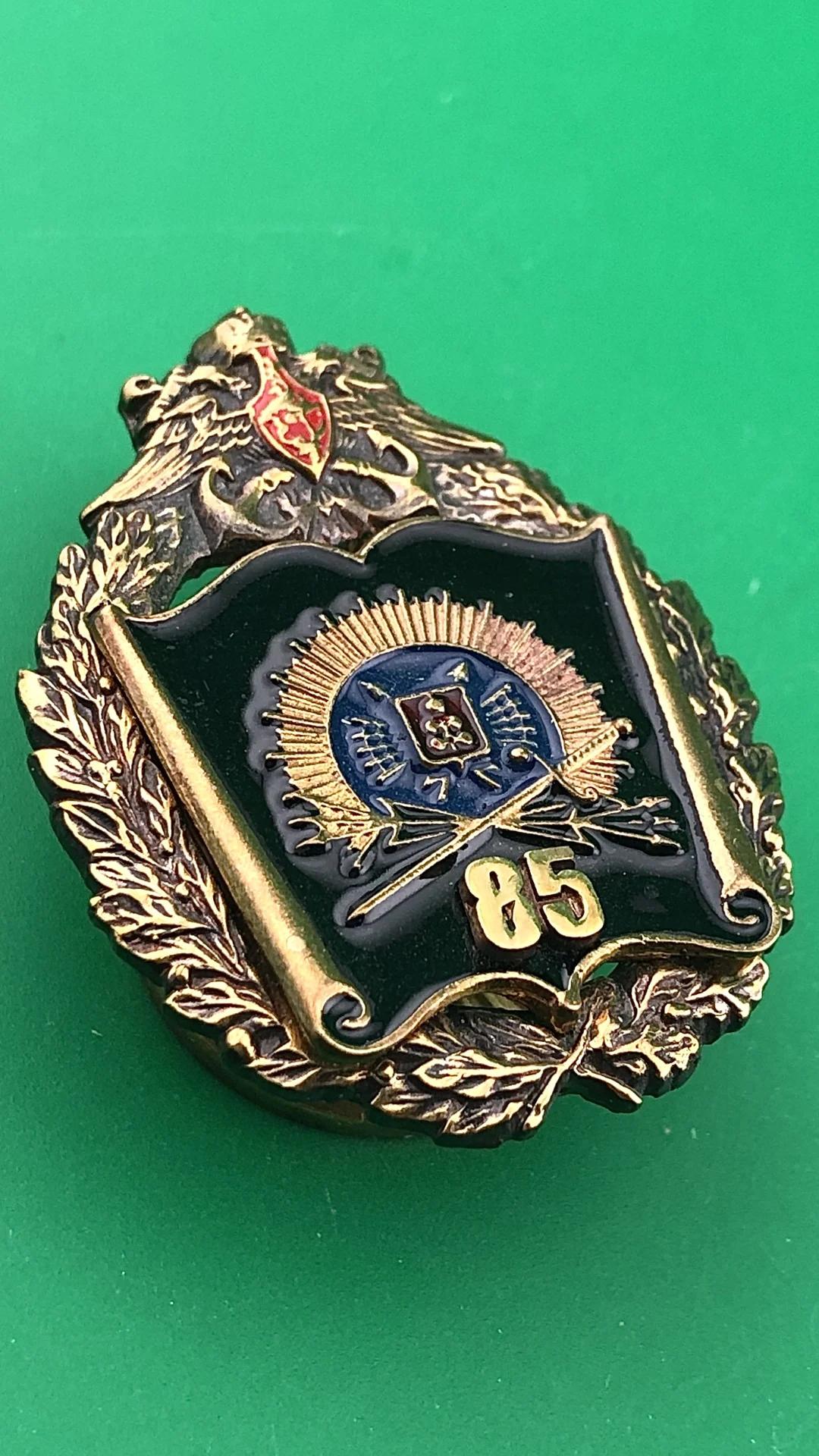 Знак ВВМУРЭ им. А.С. Попова тип 1 - миниатюра 2