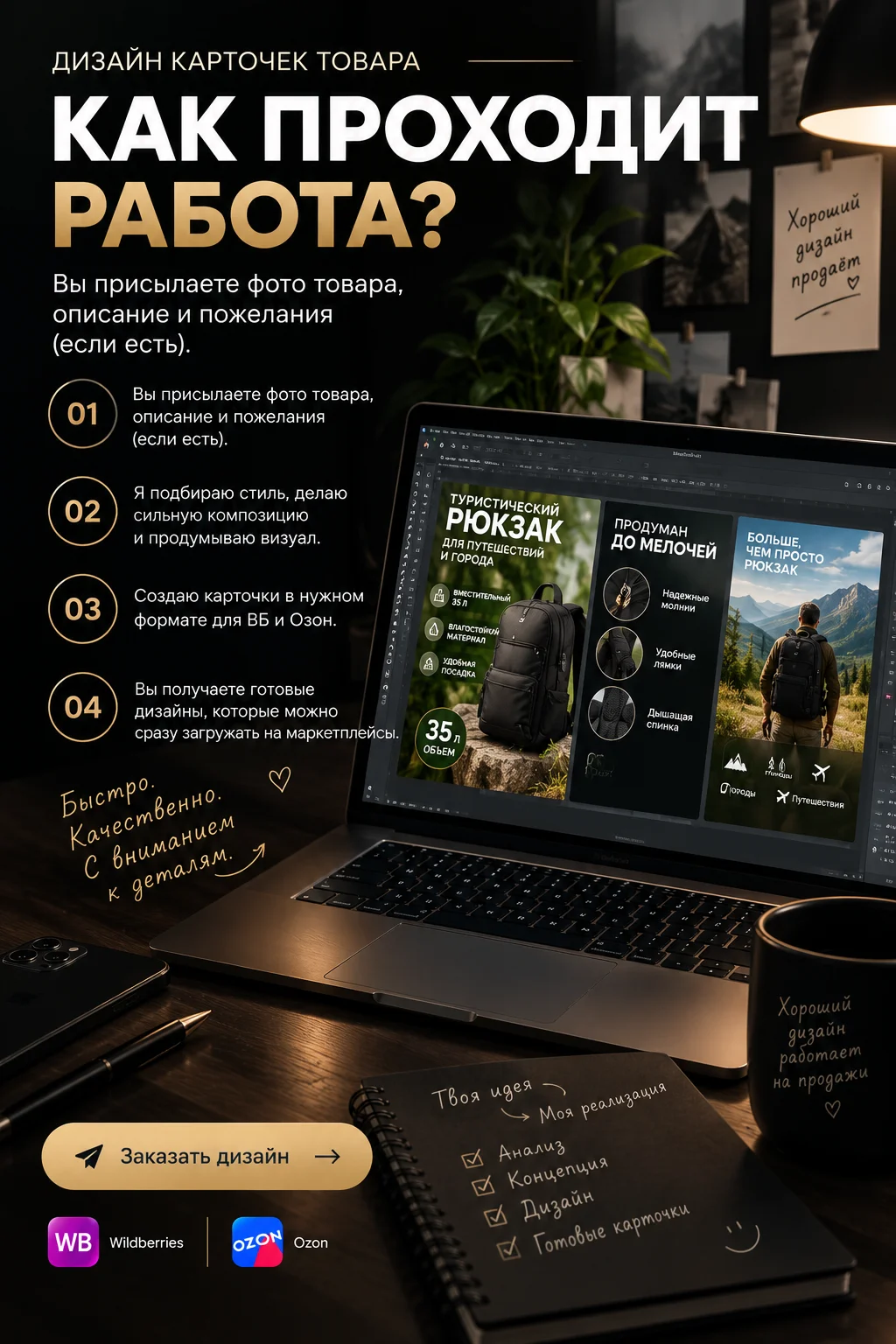 Инфографика для WB/Ozon - миниатюра 3