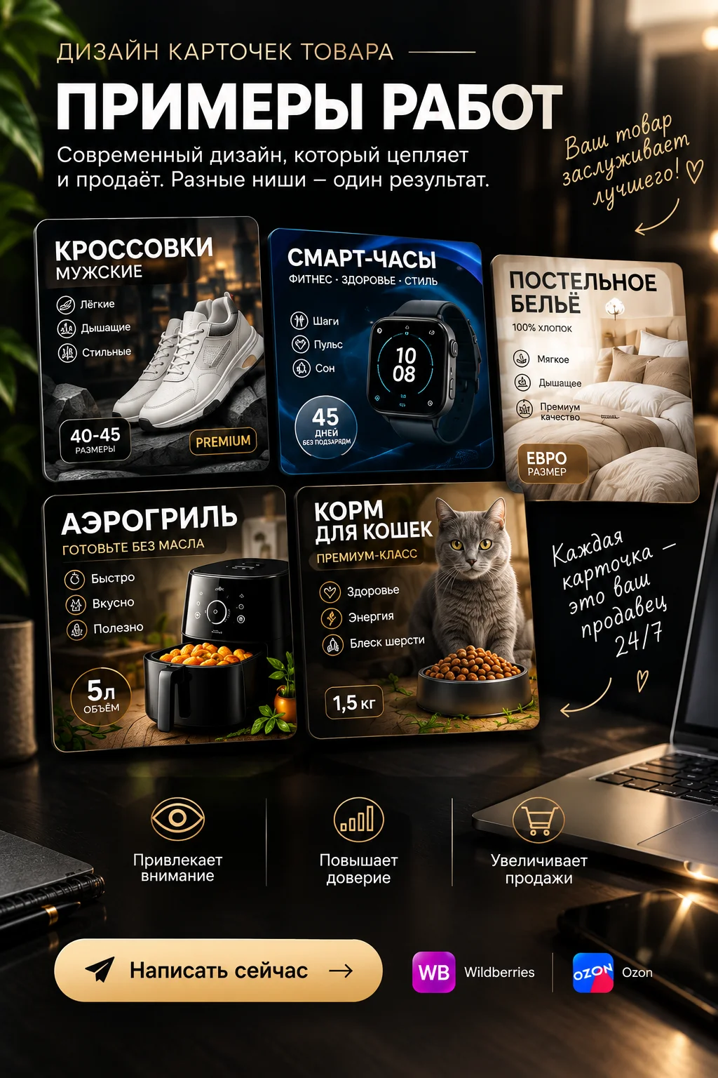 Инфографика для WB/Ozon - миниатюра 4