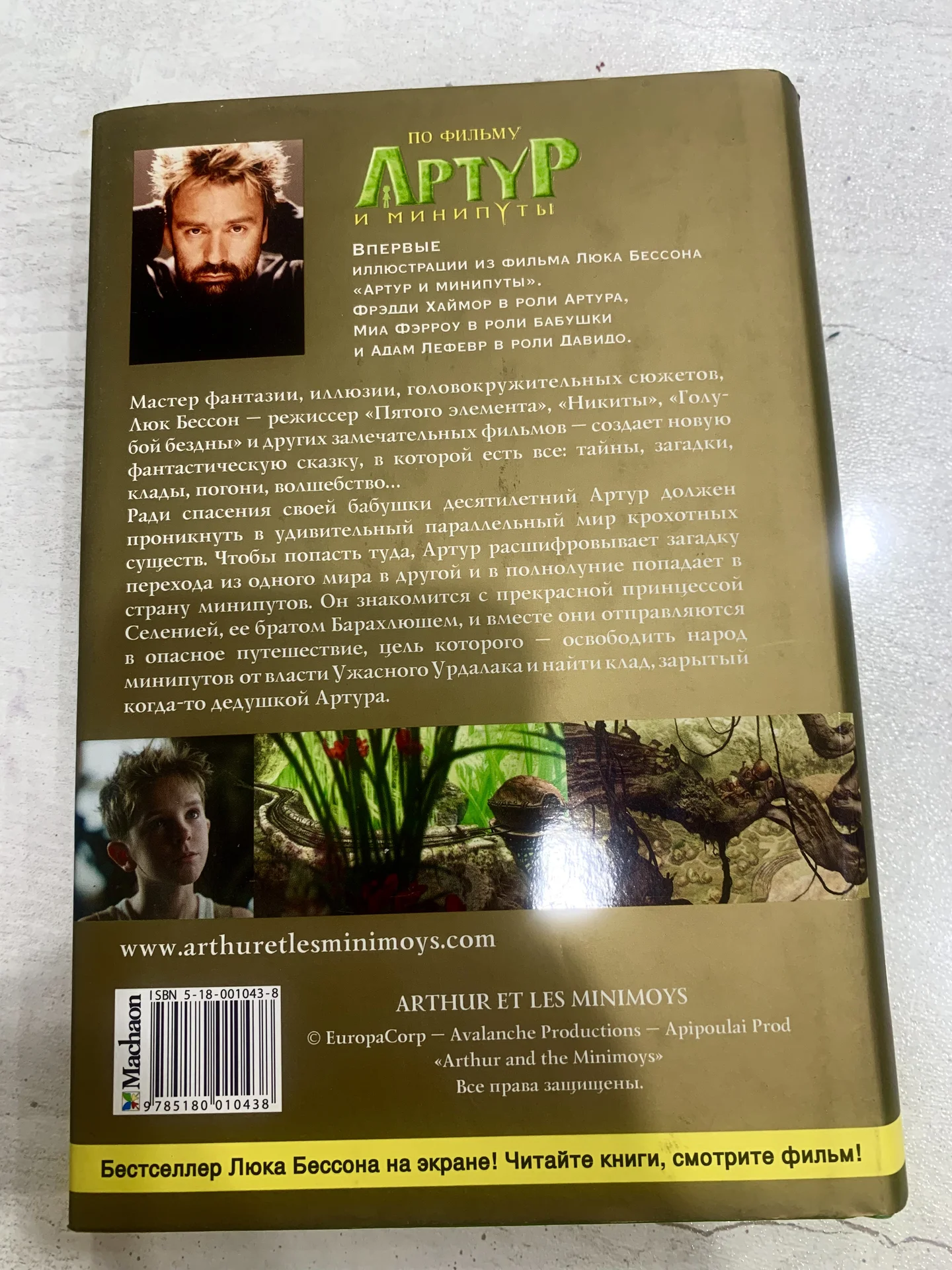 Книга Люка Бессона «Артур и минипуты» - миниатюра 2
