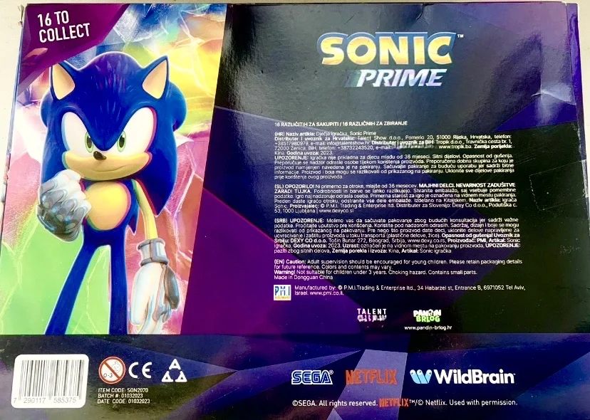 Оригинальные фигурки Sonic Prime - миниатюра 2