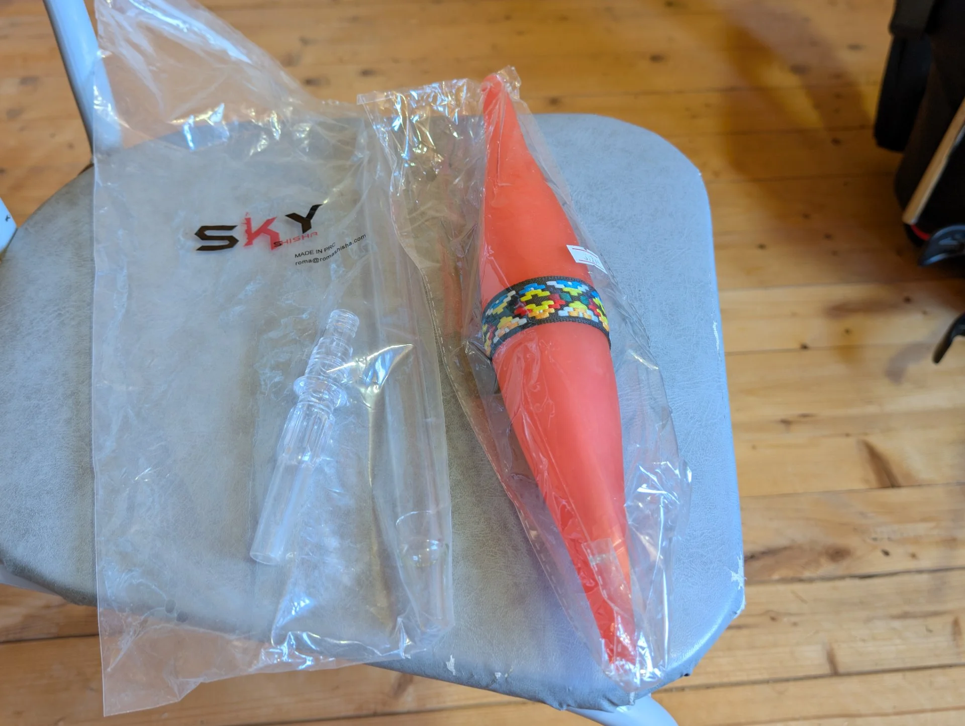 Набор колб для кальяна, кадило, мундштук Sky Shisha и шланг - миниатюра 3
