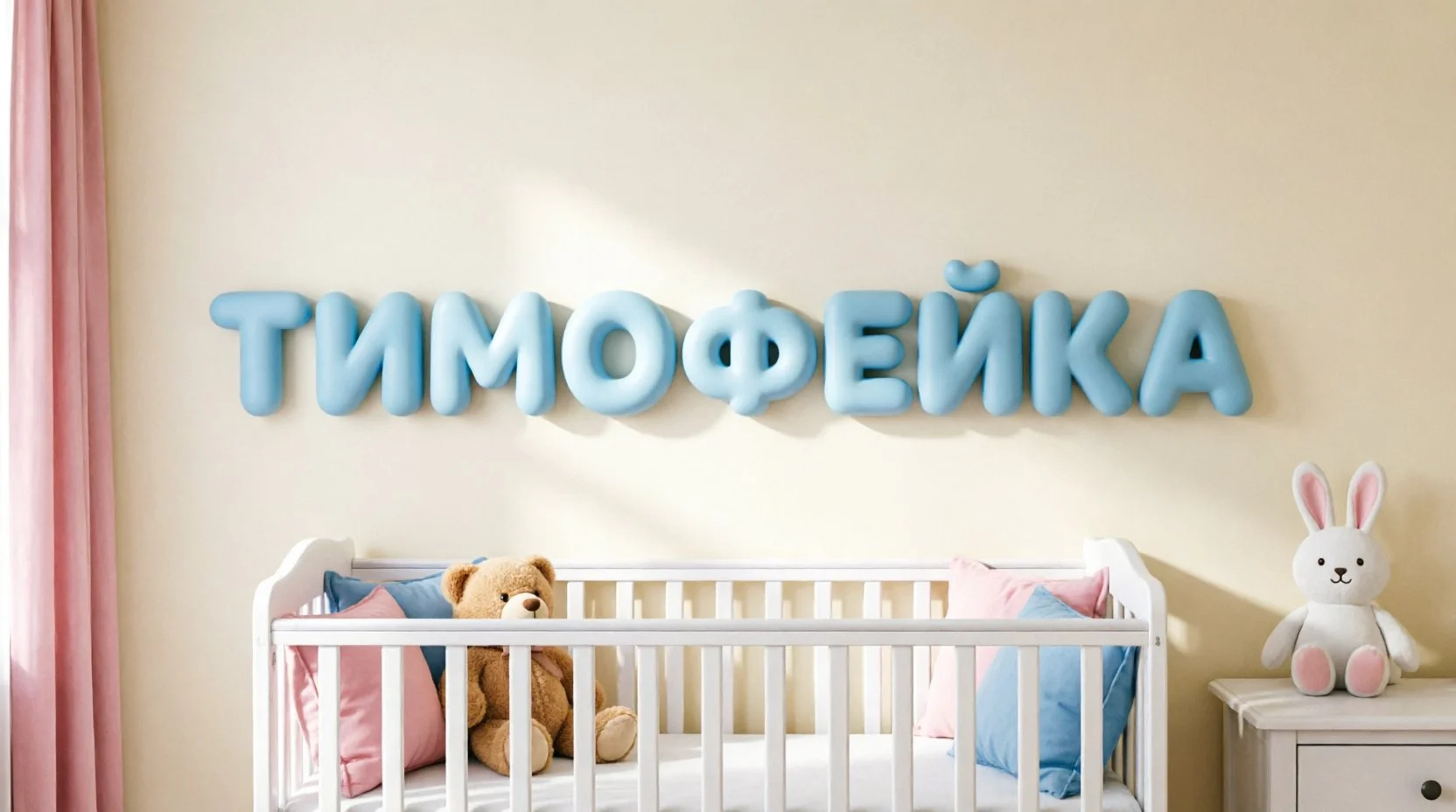 Декоративные 3D буквы на стену в детскую / Имя ребенка из пластика / Объемный декор для спальни - миниатюра 5