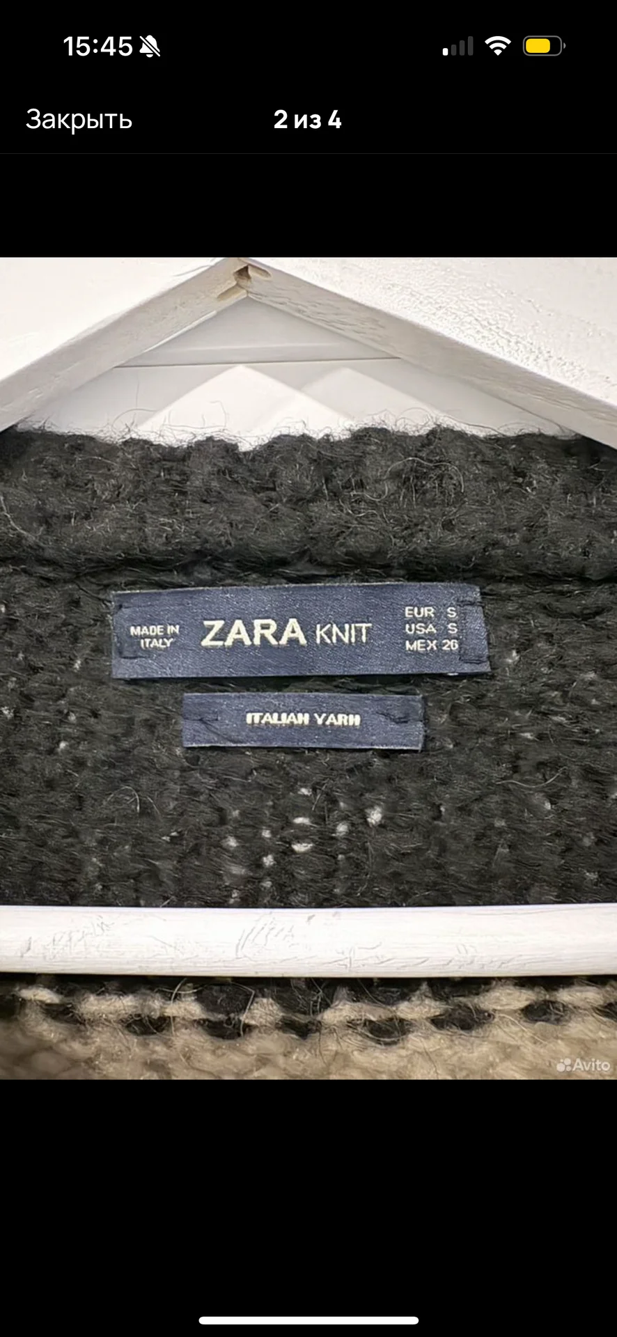 Свитер zara knit - миниатюра 2