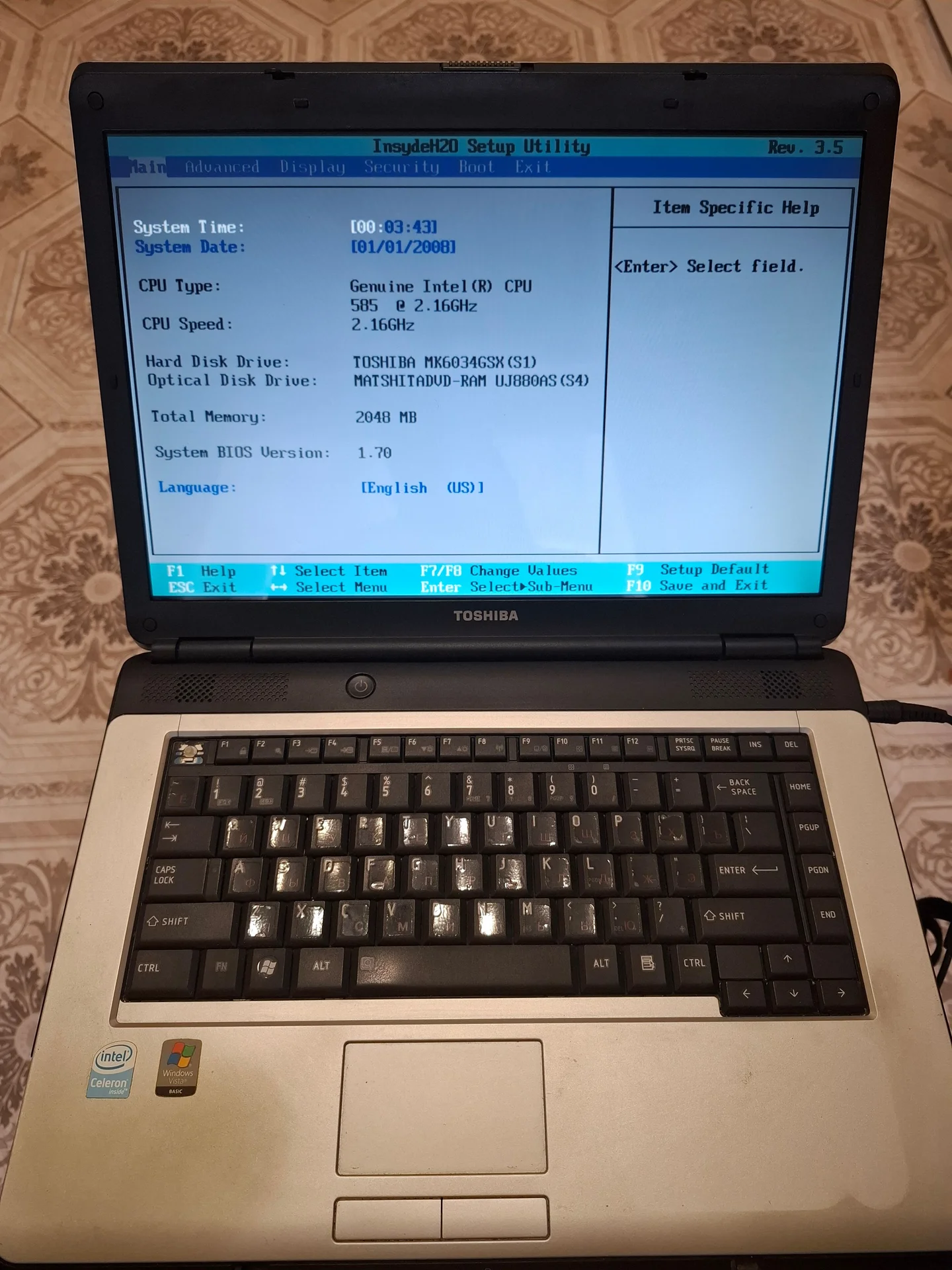 Ноутбук Toshiba - миниатюра 10