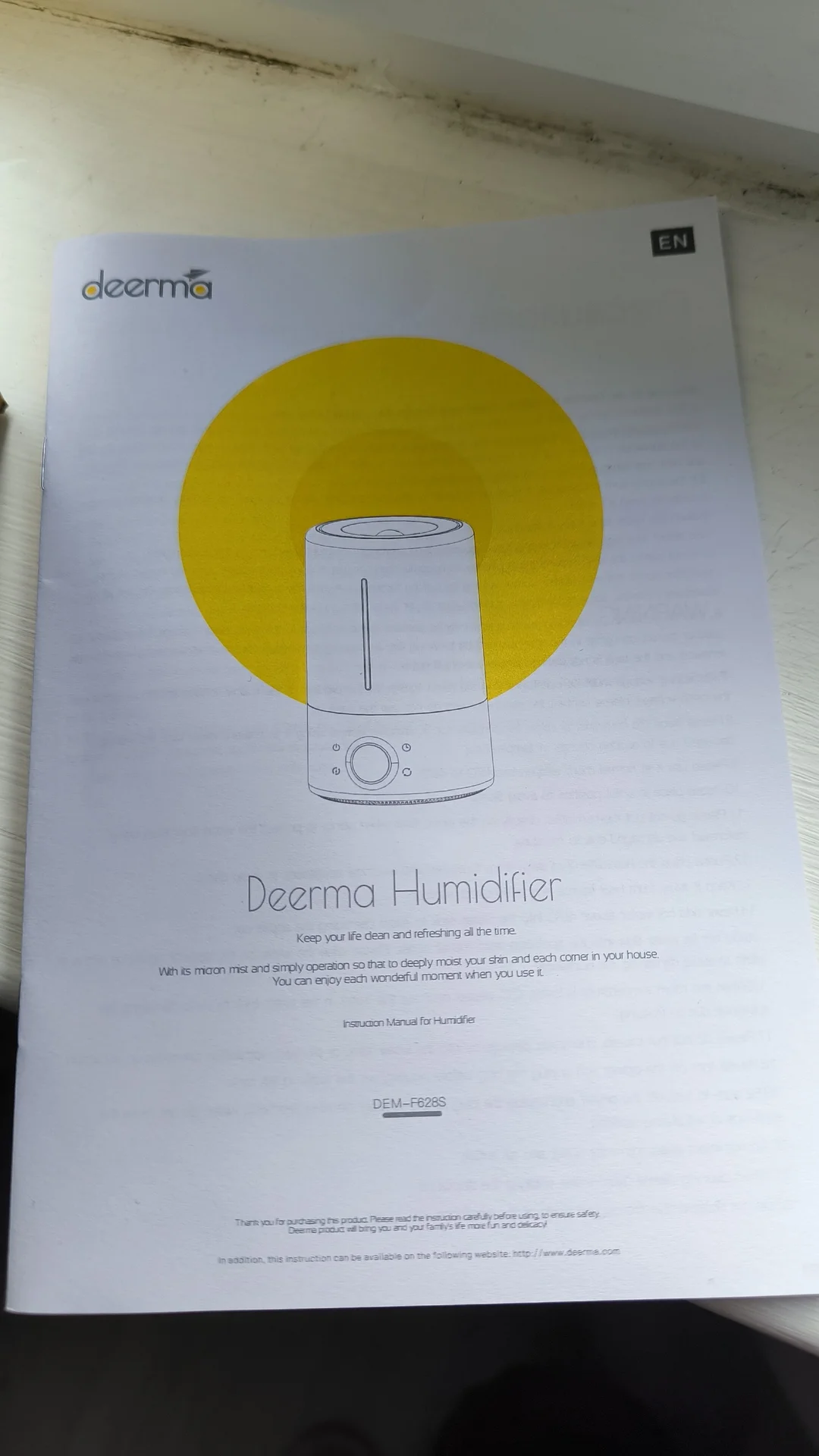 Увлажнитель воздуха Deerma DEM-F628S - миниатюра 5