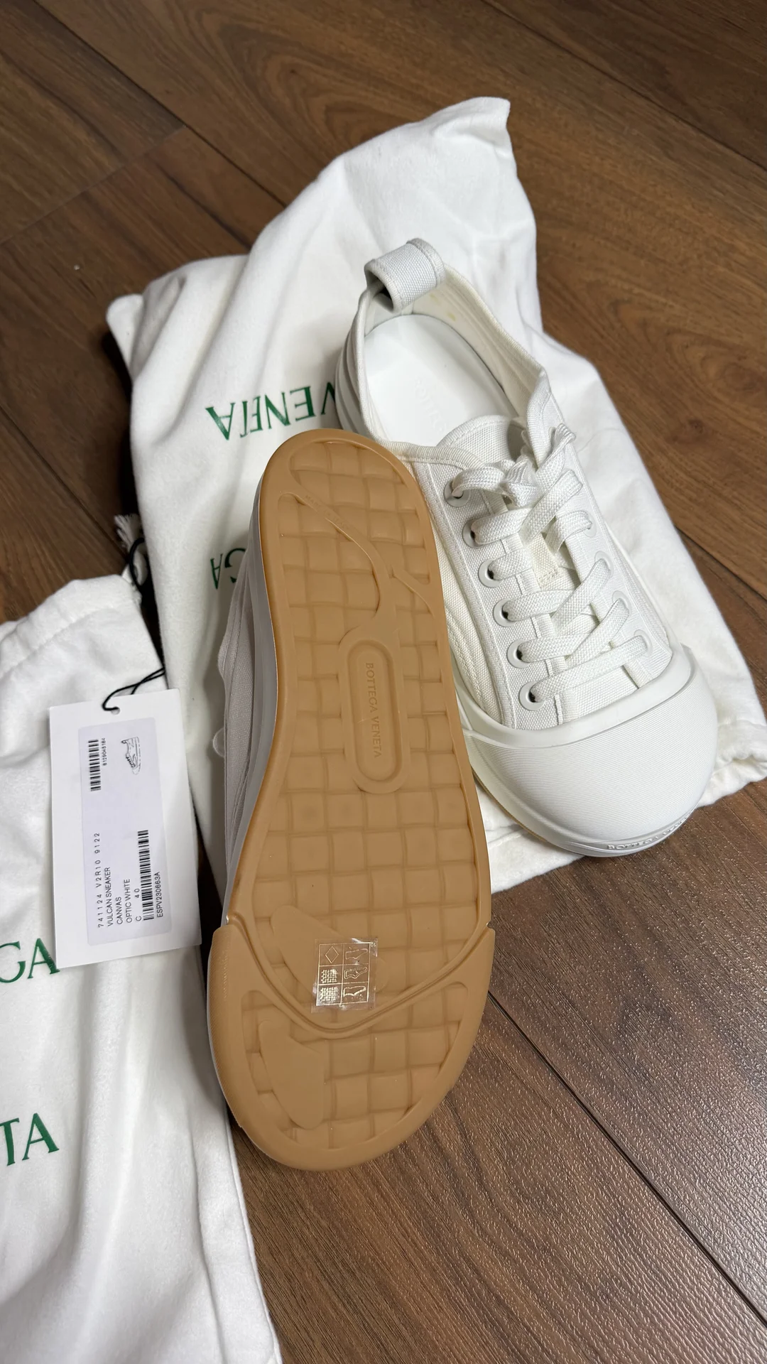 Bottega Veneta Vulcan кеды женские - миниатюра 3