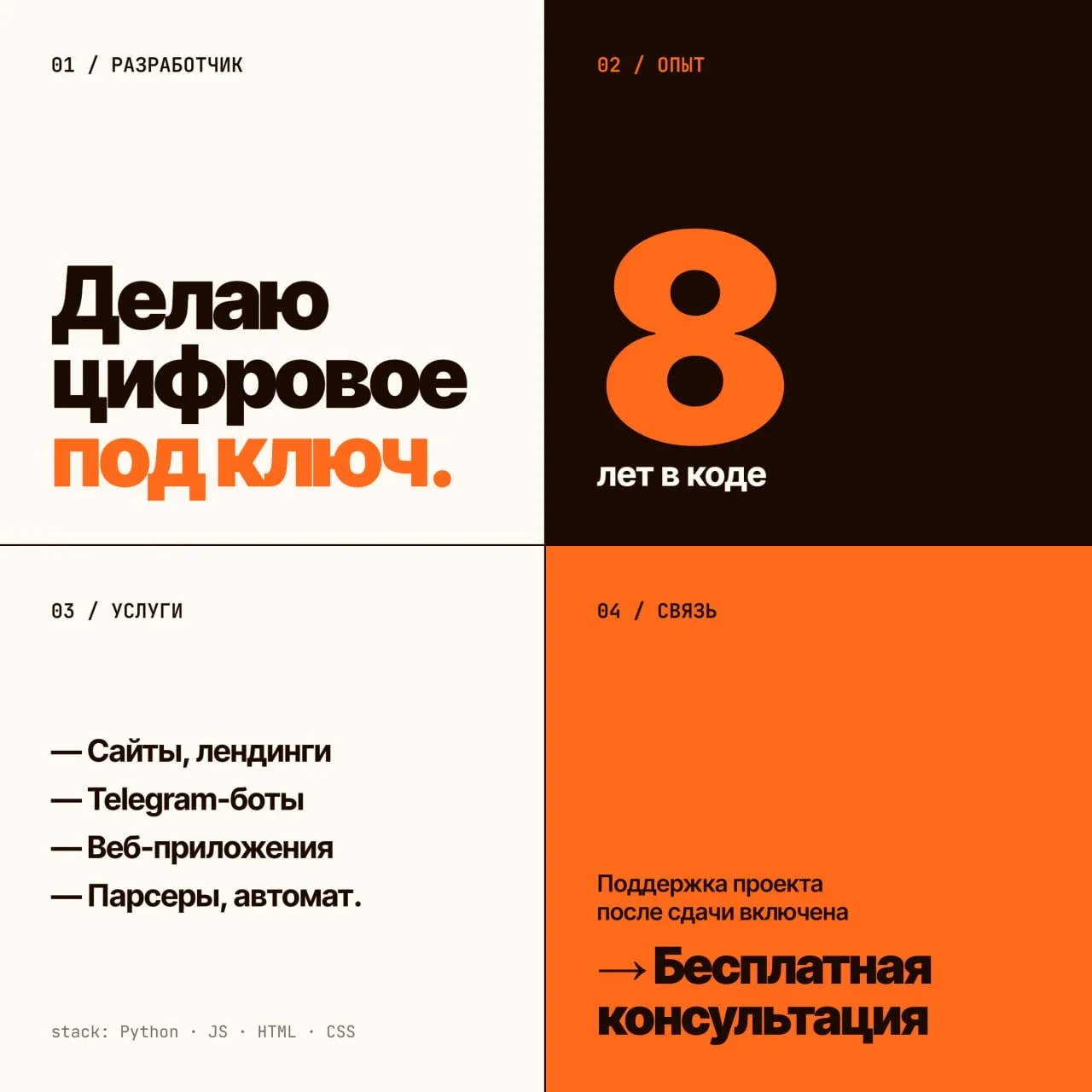 Программист на Python, JS, HTML, CSS - изображение 1