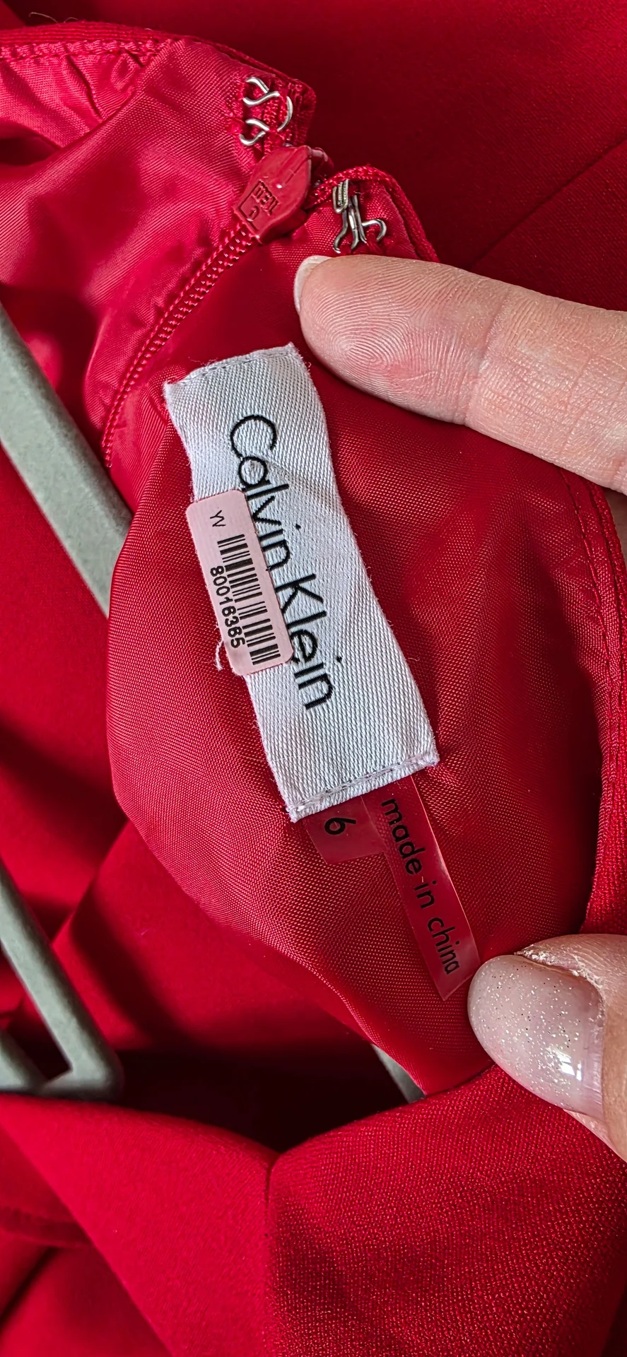 Calvin klein платье красное - миниатюра 2