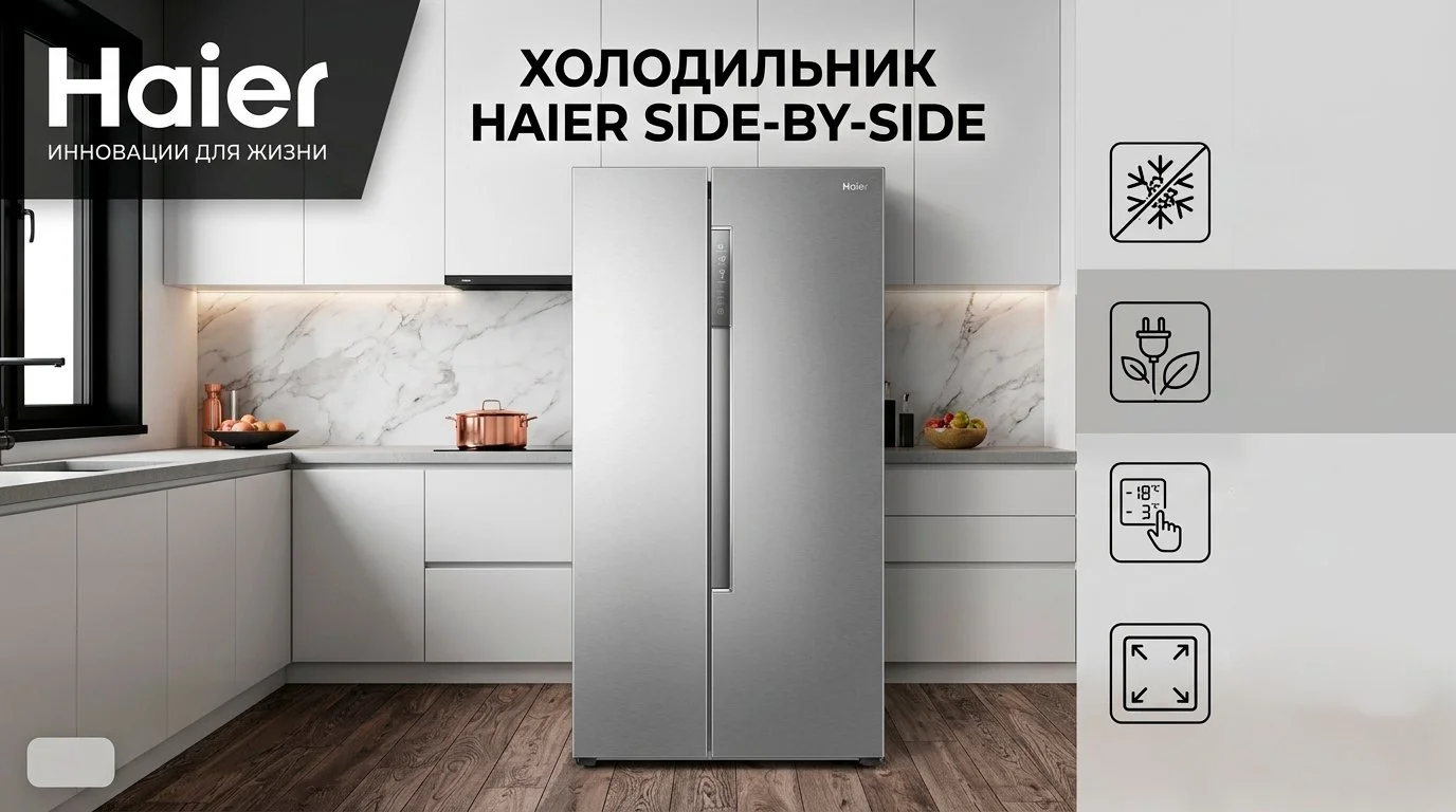 Холодильник SBS Haier HRF522 - изображение 1