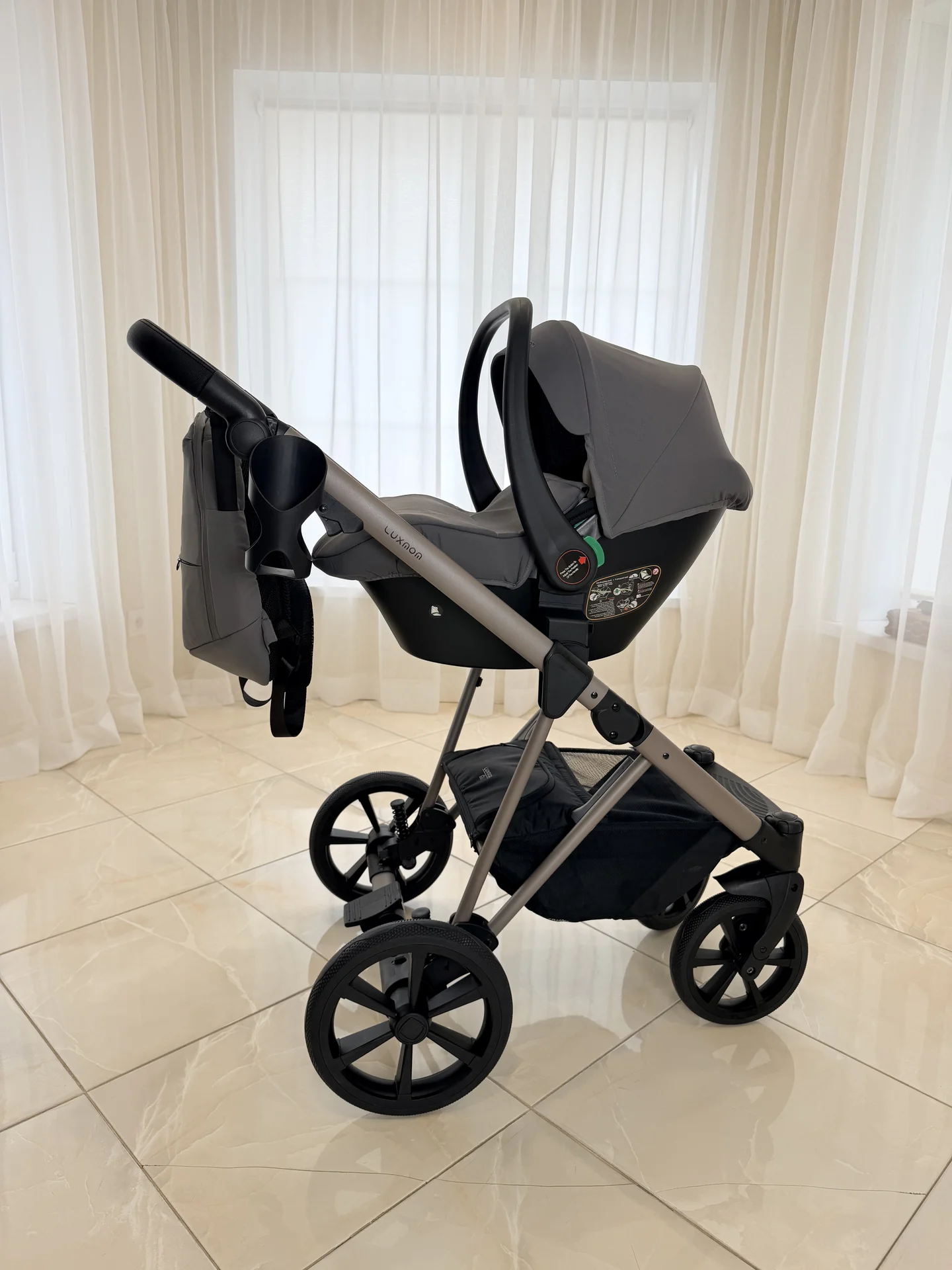 Коляска Luxmom 540 3в1. новая - миниатюра 10