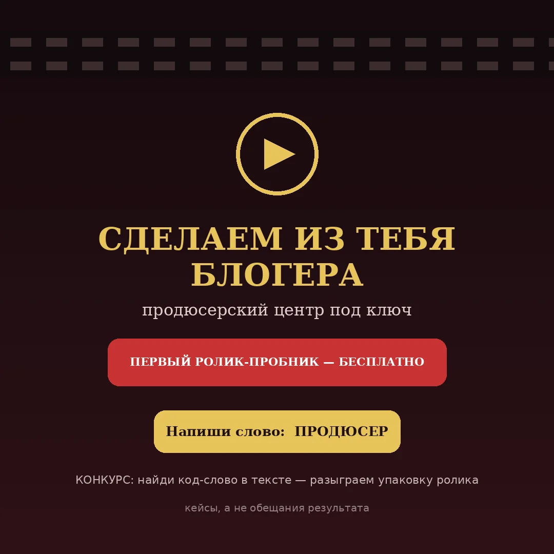 Сделаем из эксперта блогера — продюсирование под ключ - изображение 1