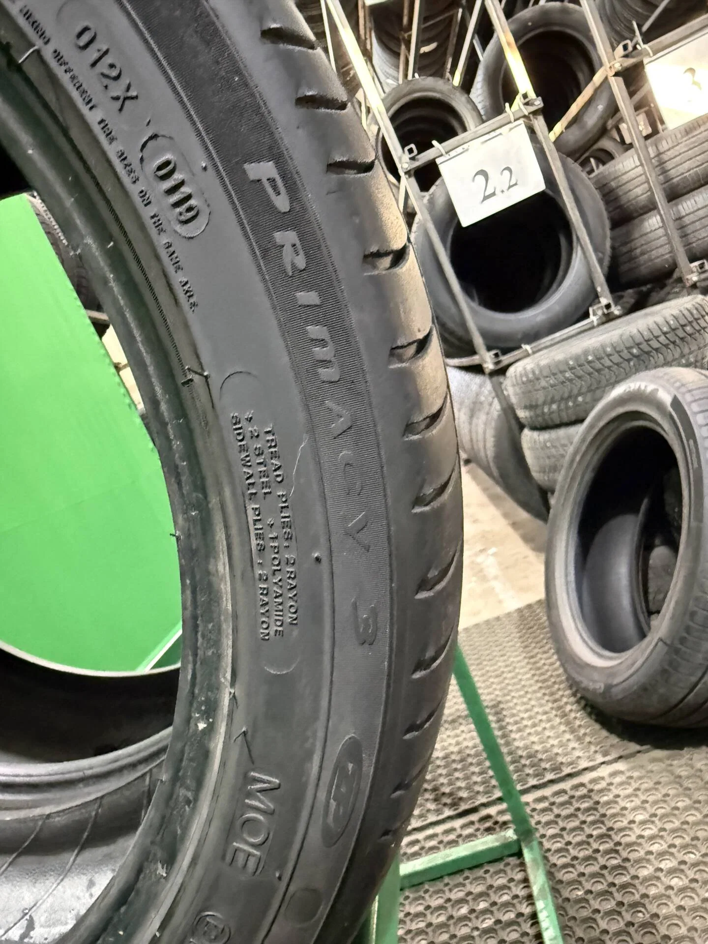 225/45 R18 дюймов Michelin Primacy 3 ZP летние - миниатюра 3