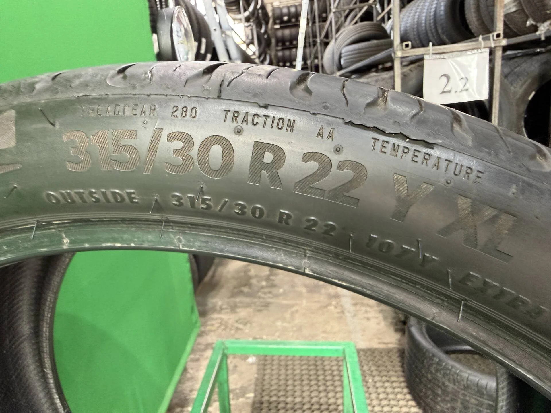315/30 R22 дюймов Continental EcoContact 6 летние - миниатюра 5