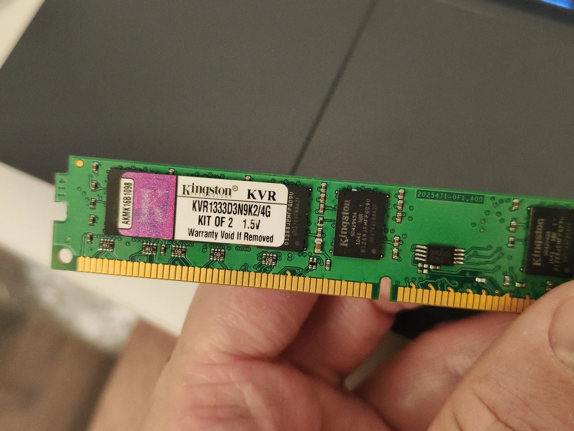 Оперативная память DDR3 4гб (2x2гб) 1333 мгц - миниатюра 3